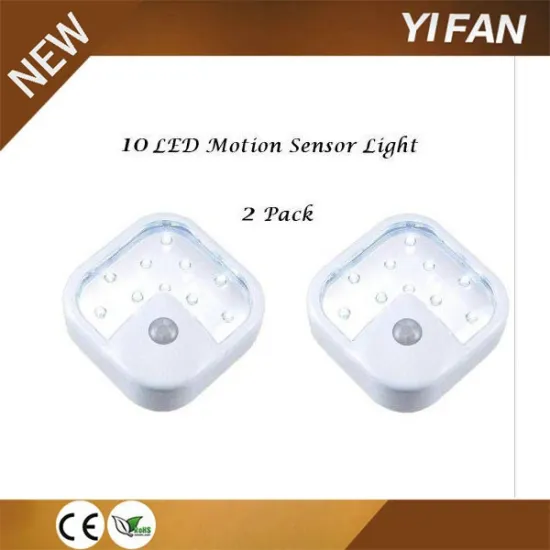 2015 Hot Sale Silver 10 Bright LED motion sensor led recessed light