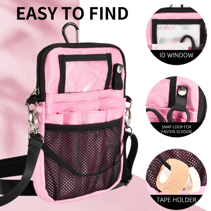 Bolsa Pink Nurse Fanny Pack para mulheres