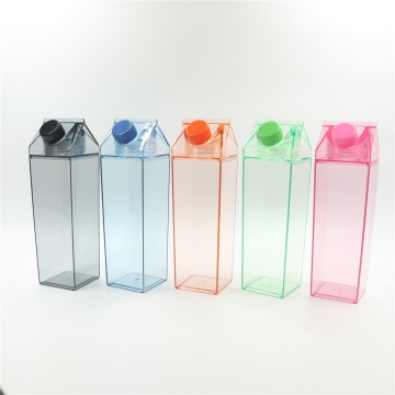 500ml BPA Free Clear Plastic Water Bottle in Transparent Carton
