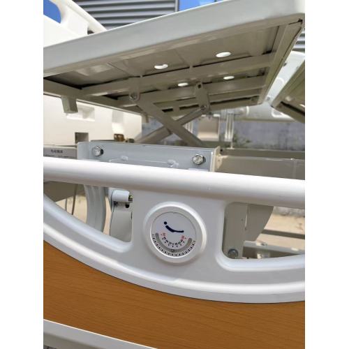 2026 New Luxury Electric 5 Function Medical Care Bed Thrombolysis Position Weighing System Dual Hand & Panel Control Hospital Pa