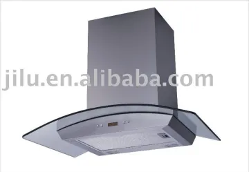 Curved Glass Cooker Hood 30"