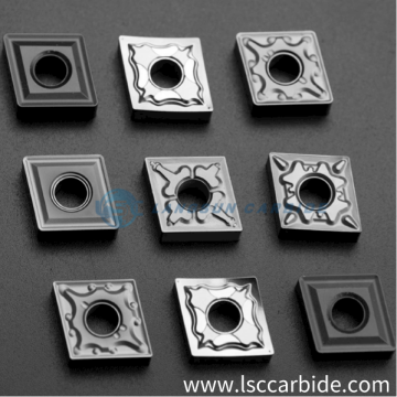 Carbide inserts for cutting materials