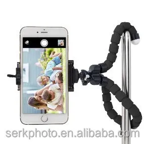 Mini Flexible Sponge Octopus Tripod - Phone & GoPro Camera Holder