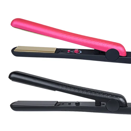 Factory Price Pink Ultrathin Portable Titanium Hair Straightener with Your Logo