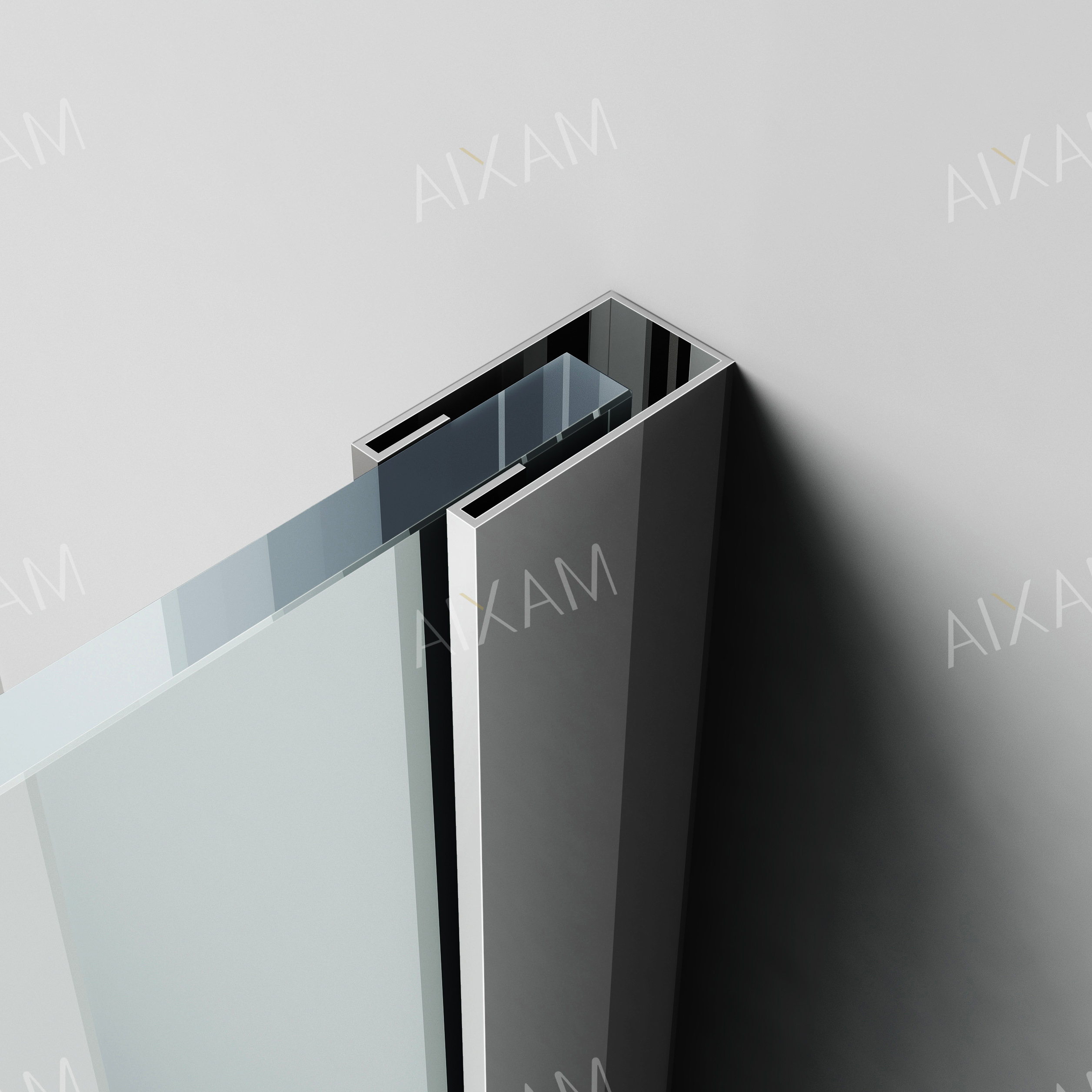 Квадратная душевая комната