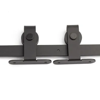 Modern Interior Solid Wood Sliding Barn Door Hardware