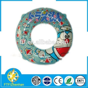 Inflatable PVC High Quality Inflatable Doraemon Swim Ring