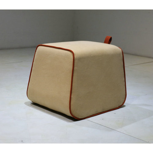 Round Ottoman Stool Pouf en feutre Indian Multi Ottoman Supplier