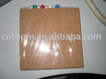 Magnetic cork board with pin/cork board/sticker cork board