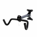 Mountain bike wall display rack retractable parking support repair table double hook accessories