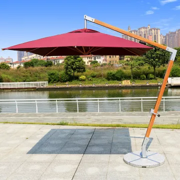 FEAMONT Custom Logo Hanging Cantilever Umbrella Wholesale