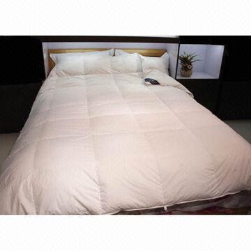 Tencel Eco-friendly White Duck Down Quilt, Suitable for Home and Hotel