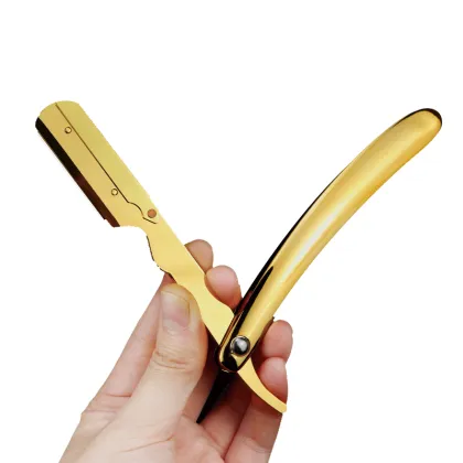 Hot Selling Electroplated Single Blade Manual Barber Shop Razor