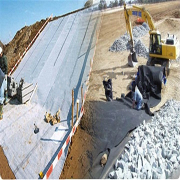 Geocomposite geotextile fabric for drainage