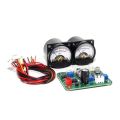 2 Pcs VU Panel Meter Warm Back Light Recording+Durable Driver Board Module+Cables