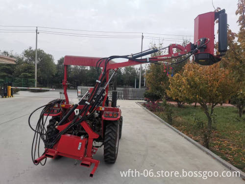 Tractor Three-Point Linkage Hedge Trimmer with Arm for Assembly