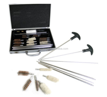 Universal Cleaning Kit with Aluminum Rods and Foam Case