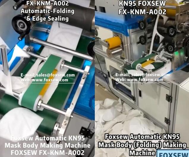 1Automatic KN95 Folding Mask Body Making Machine