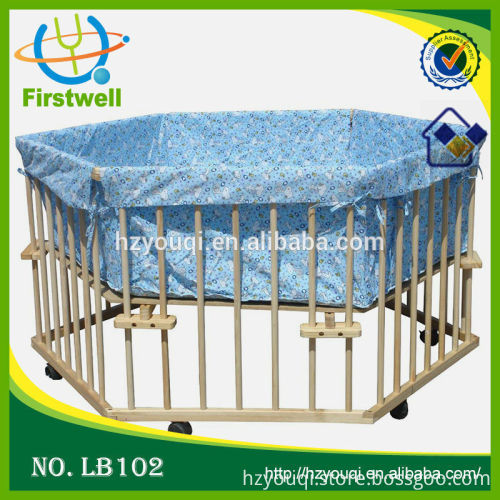 Tent Shape Baby Playpen Gaming with Baby Bed
