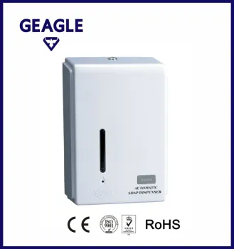 Automatic White Bulk Soap, Sanitizer, and Lotion Liquid Hand Wash Dispenser