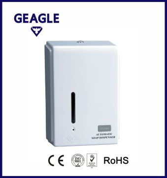 Automatic White Bulk Soap, Sanitizer, and Lotion Liquid Hand Wash Dispenser