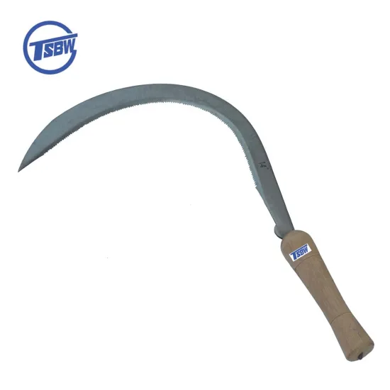 SI 202 B. COCK Brand Steel Garden Sickle with Wooden Handle
