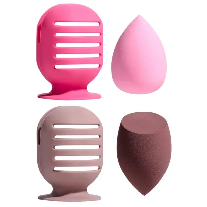 Makeup Sponge Holder and Makeup Sponges