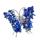 Lapis Lazuli Butterfly Decoration Healing Crystal Chip Beads Ornament Home Decor Gifts