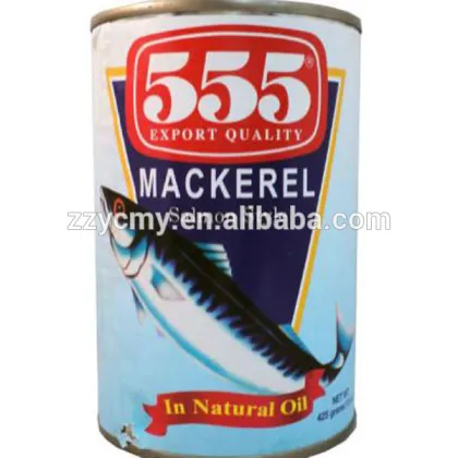 canned seafood mackerel in natural oil for sale
