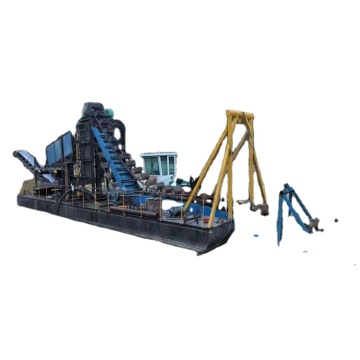 Qingzhou Small Sand Cutter SUCTION DREDGER VOOR RIVER/LAKE REINIGING - TE KOOP