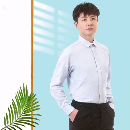  Manufacturers in China Men's Fashion Business White Shirt Manufactory