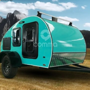 Teardrop Camper Trailer ปิดค่ายคาราวาน RV