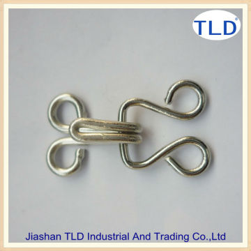 Jiashan TLD metal hook and eye button for wool coat