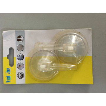 Transparent plastic hook series