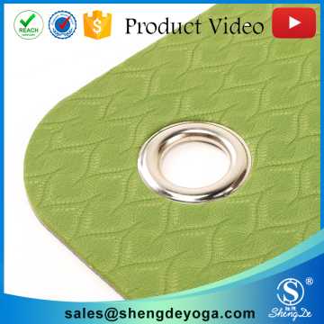 Whole foods Yoga mats with hole to hang up