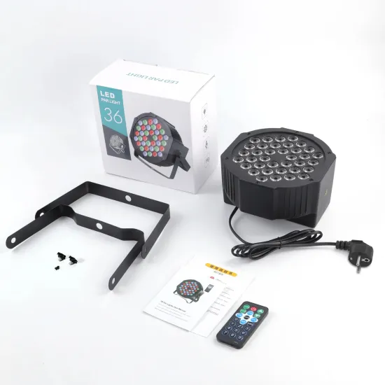 RGB LED Strobe Party Light: Sound Activated DMX Control for Nightclubs, Disco, DJ Concerts & Stage Illumination