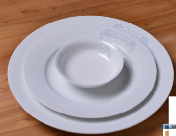 ceramic  dinner plate of tableware