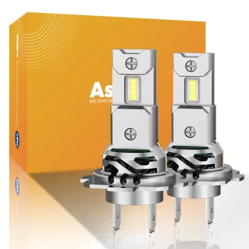 Error-Free Asruex Factory 17S 6500k Cool White H7 & H11 LED Headlights for Car: Canbus Compatible 9005 LED Bulbs