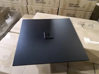 15kgs outdoor steel plate square flat metal steel plate foot