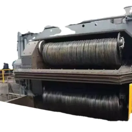 SA2.5 Wire Rod Shot Blasting Machine for Steel Bar and Rebar Cleaning