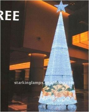 Lampu LED 11 Meter akrilik pohon Natal yang besar