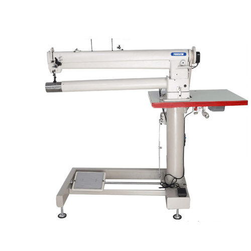 Machine à coudre de sachets filtre de lit de cylindre de double aiguille de bras long