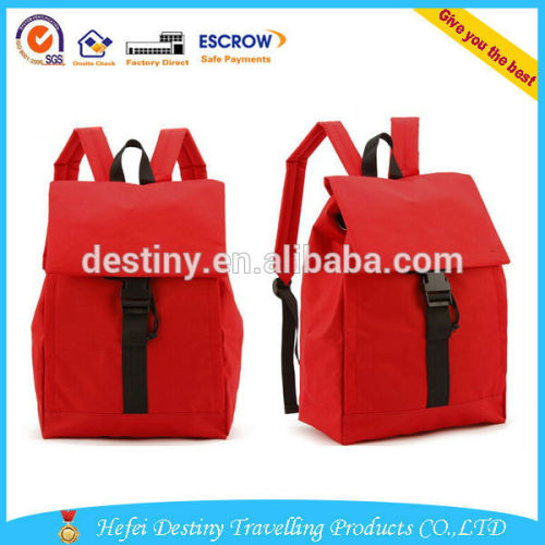Custom promotional unique plastic buckle satchel pretty backpacks for girls