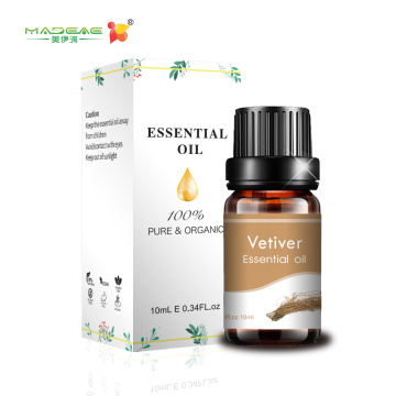 10ml vetiver essential oil for purify skin massage diffuser