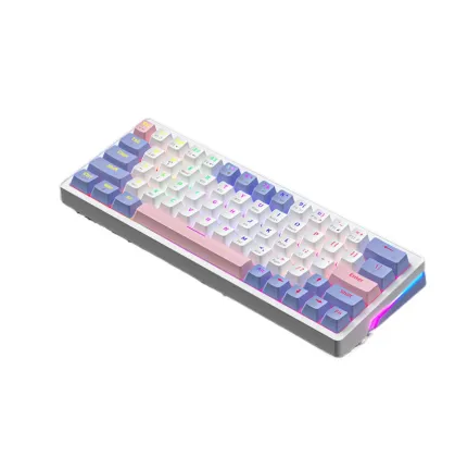 Threemodel Wireless Mechanical Keyboard - Customizable for Office and Esports