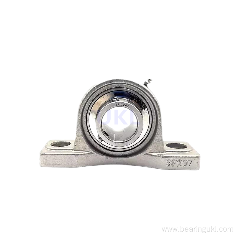 supply stainless steel bearing with seat SUCP202