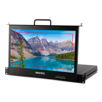 SEETEC SC173-HSD-56 17.3 인치 1RU 풀 아웃 랙 마운트 모니터 전체 HD 1920x1080 LED 화면 방송 모니터