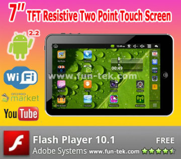 New 7 inch Irobot Tablet PC Mid Android2.2 WM8650 Flash10.1