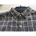 Hombres casuales y/d camisa de franela