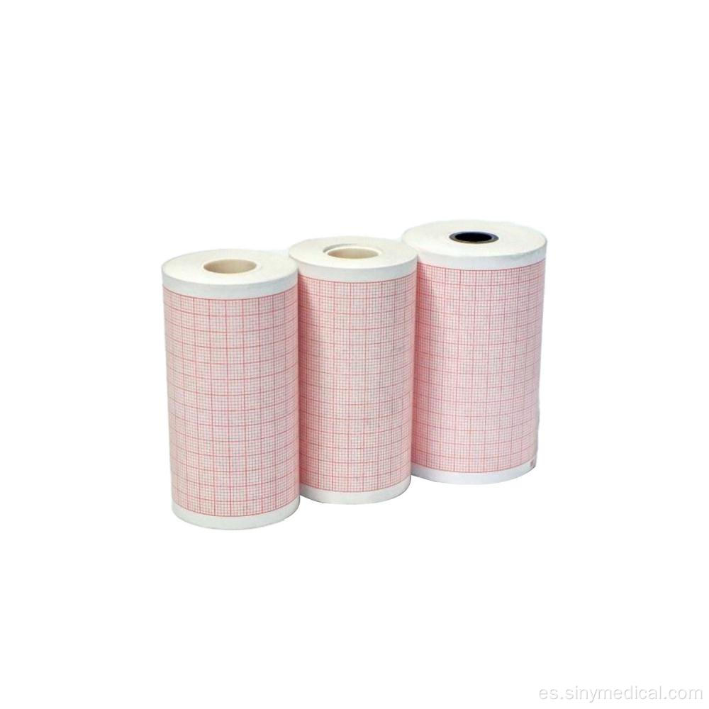 Rollos de papel ECG térmicos de 3 canales de 50 mm*30m